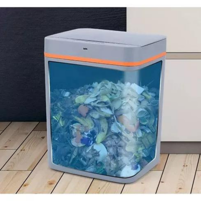 Lixeira Automática 15L Sensor de Movimento - CINZA