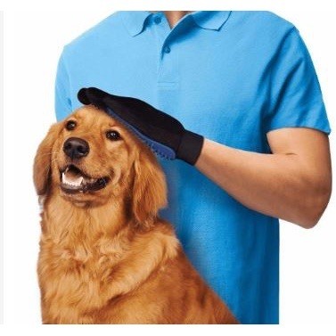 Luva Escova Tira Pelos para Cães e Gatos Nano Magnética