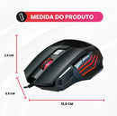 Mouse Gamer X7 Led Com Fio 7 Botões 2400dpi Profissional