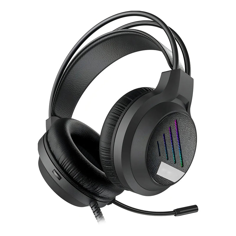 FONE HEADSET GAMER RGB Rainbow - PRETO