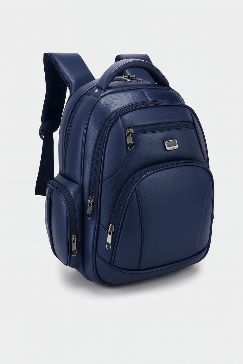 Mochila Masculina Couro Resistente Grande Impermeável