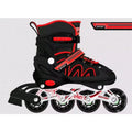 Patins Roller In Line Ajustável 4 Rodas Motion com LED, Base de Alumínio e Rolamentos Abec-7