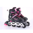 Patins Roller In Line Ajustável 4 Rodas Motion com LED, Base de Alumínio e Rolamentos Abec-7