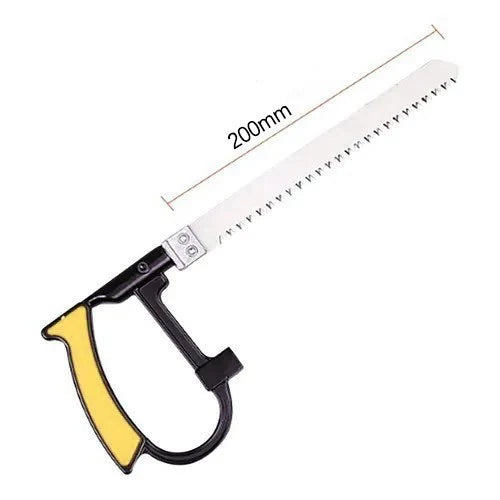 Kit Arco de Serra Mini Serrote 7 Peças Multiuso para Madeira, Plástico e Metal