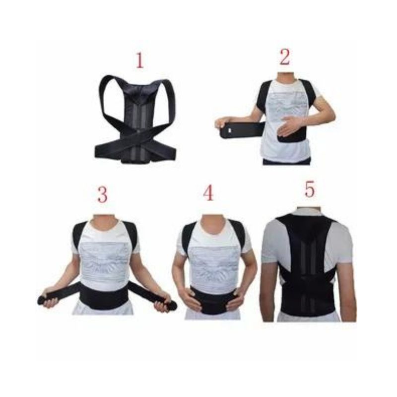 MASCULINO - Colete Corretor de Postura Ortopédico - Tamanho L (G)