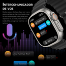 RELÓGIO SMARTWATCH Ultra Mini 41mm 2 Pulseiras LARANJA GS9  - PRETO