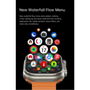 RELÓGIO SMARTWATCH Ultra Mini 41mm 2 Pulseiras LARANJA GS9  - PRETO