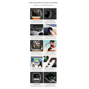 RELÓGIO SMARTWATCH Ultra Mini 41mm 2 Pulseiras LARANJA GS9  - PRETO