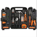 Kit de Ferramentas Completo Profissional com 120 Peças – Alicates, Chaves Allen, Jogo de Bits, Fita Métrica, Martelo e Maleta Portátilmplo