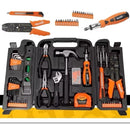 Kit de Ferramentas Completo Profissional com 120 Peças – Alicates, Chaves Allen, Jogo de Bits, Fita Métrica, Martelo e Maleta Portátilmplo