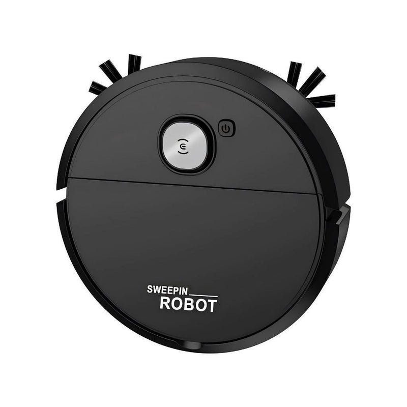 Robô Aspirador 3 em 1 Inteligente e Silencioso – Varredura, Sucção e Limpeza Úmida Automática