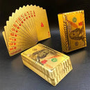 Baralho Dolar Dourado - Ouro Folheado A Prova D'agua Poker